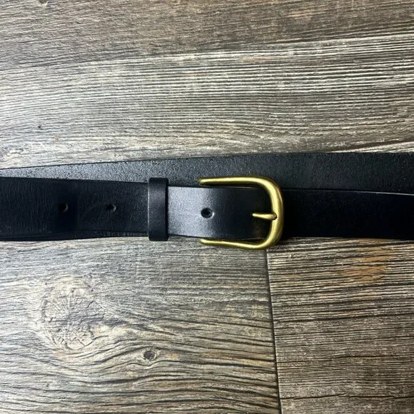 Red Wing Shoes 46 96519 Black Leather Belt Made in USA Genuine Leather - Picture 2 of 3